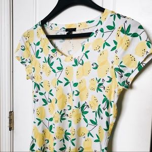 Lemon print t shirt